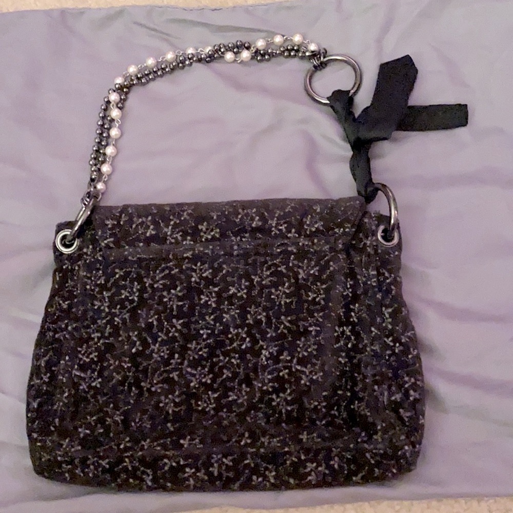 Vintage Black and Silver Gap Purse - Picture 2 of 4